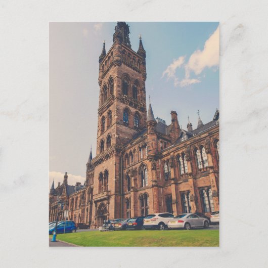 Universität Glasgow Postkarte (Vorderseite)