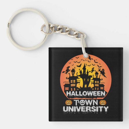 Universität Halloween Schlüsselanhänger (Vorderseite)