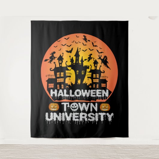 Universität Halloween Wandteppich (Vorderseite)