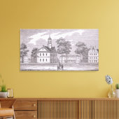 Universität Harvard, historisch Leinwanddruck (Insitu (Wohnzimmer))