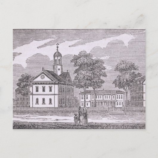 Universität Harvard, historisch Postkarte (Vorderseite)