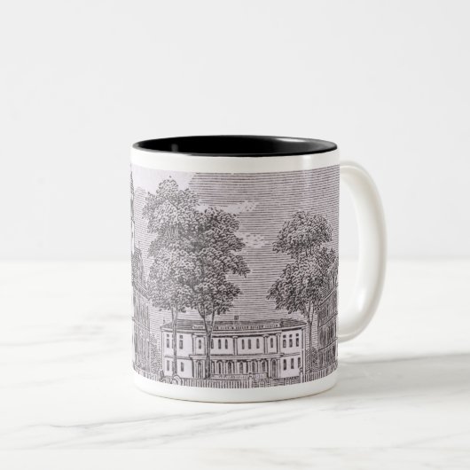 Universität Harvard, von 'historischem Zweifarbige Tasse (VorderseiteRechts)