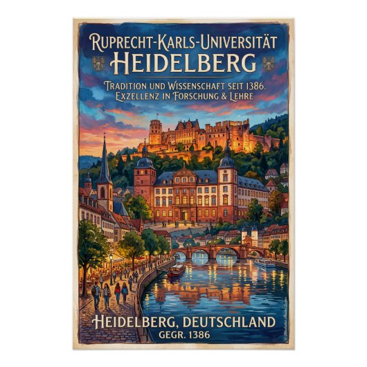 Universität Heidelberg Poster (Vorderseite)