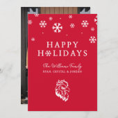 Universität Jacksonville Staat Holiday Feiertagskarte (Vorne/Hinten)