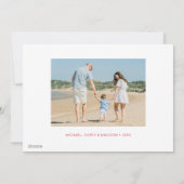 Universität Jacksonville Staat Holiday Feiertagskarte (Rückseite)