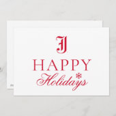 Universität Jacksonville Staat Holiday Feiertagskarte (Vorne/Hinten)