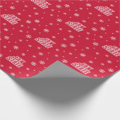 Universität Jacksonville Staat Holiday Geschenkpapier (Ecke)