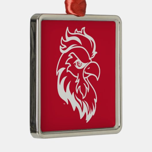 Universität Jacksonville Staat Holiday Ornament Aus Metall (Rechts)