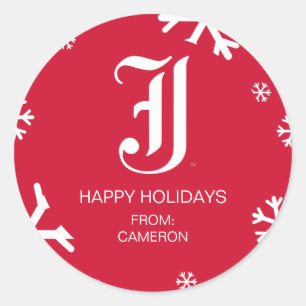 Universität Jacksonville Staat Holiday Runder Aufkleber