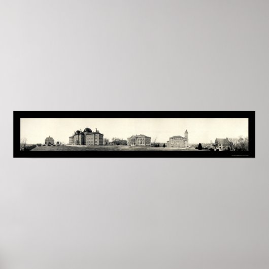 Universität Kansas Foto 1908 Poster (Vorne)