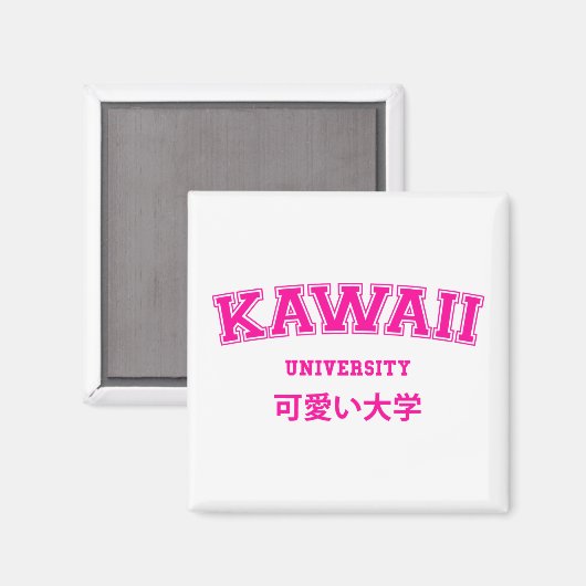 UNIVERSITÄT KAWAII MAGNET (Vorderseite/Rückseite)