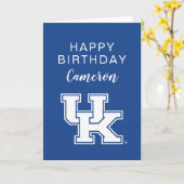 Universität Kentucky | Geburtstag Karte (Gelbe Blume)