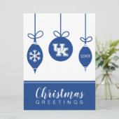 Universität Kentucky| Urlaub Feiertagskarte (Stehend Vorderseite)