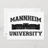 Universität Mannheim / Universität Mannheim Postkarte (Vorne/Hinten)