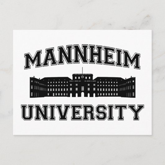 Universität Mannheim / Universität Mannheim Postkarte (Vorderseite)