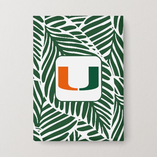 Universität Miami Pin Button (Vorderseite)