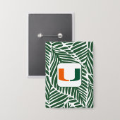 Universität Miami Pin Button (Vorderseite/Rückseite)