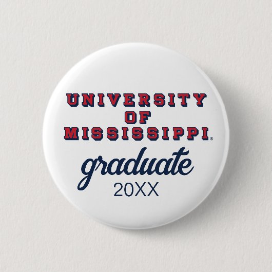 Universität Mississippi | Blocktyp Button (Vorderseite)