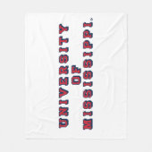 Universität Mississippi | Blocktyp Fleecedecke (Vorderseite)