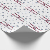 Universität Mississippi | Blocktyp Geschenkpapier (Ecke)