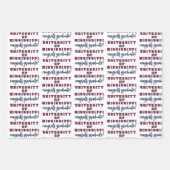 Universität Mississippi | Blocktyp Geschenkpapier Set (Vorderseite 3)