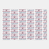 Universität Mississippi | Blocktyp Geschenkpapier Set (Vorderseite)