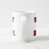 Universität Mississippi | Blocktyp Jumbo-Tasse (Rückseite)