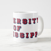 Universität Mississippi | Blocktyp Jumbo-Tasse (Vorderseite Rechts)