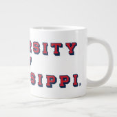 Universität Mississippi | Blocktyp Jumbo-Tasse (Rechts)