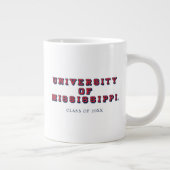 Universität Mississippi | Blocktyp Jumbo-Tasse (Rechts)