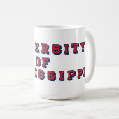 Universität Mississippi | Blocktyp Kaffeetasse (VorderseiteRechts)