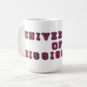 Universität Mississippi | Blocktyp Kaffeetasse (Vorderseite Links)