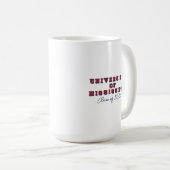 Universität Mississippi | Blocktyp Kaffeetasse (VorderseiteRechts)