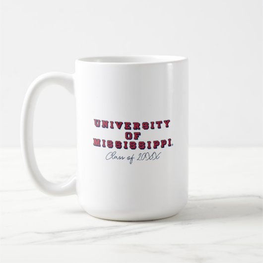 Universität Mississippi | Blocktyp Kaffeetasse (Links)