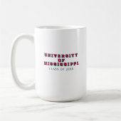 Universität Mississippi | Blocktyp Kaffeetasse (Links)