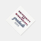 Universität Mississippi | Blocktyp Serviette (Ecke)