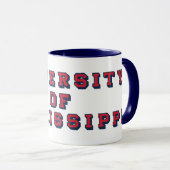 Universität Mississippi | Blocktyp Tasse (VorderseiteRechts)