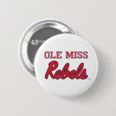 Universität Mississippi | Ole Miss Rebels Button (Vorne & Hinten)