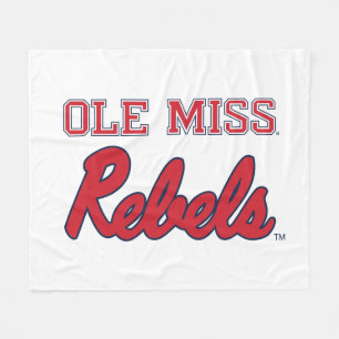 Universität Mississippi Ole Miss Rebels Fleecedecke
