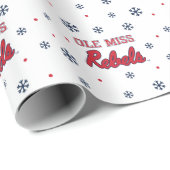 Universität Mississippi | Ole Miss Rebels Geschenkpapier (Rolleneckpunkt)