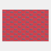 Universität Mississippi | Ole Miss Rebels Geschenkpapier Set (Vorderseite)