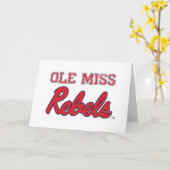 Universität Mississippi | Ole Miss Rebels Karte (Gelbe Blume)