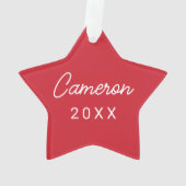 Universität Mississippi | Ole Miss Rebels Ornament (Rückseite)