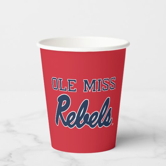 Universität Mississippi | Ole Miss Rebels Pappbecher (Rückseite)