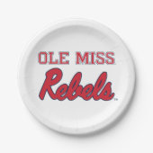 Universität Mississippi | Ole Miss Rebels Pappteller (Vorderseite)