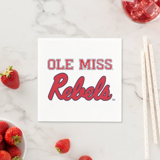 Universität Mississippi | Ole Miss Rebels Serviette (Beispiel)