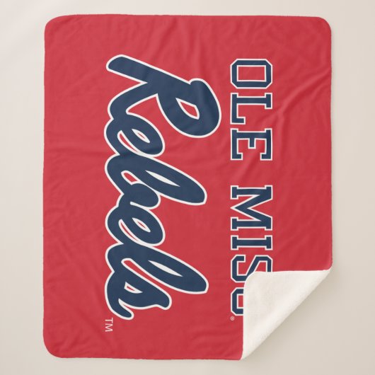 Universität Mississippi | Ole Miss Rebels Sherpadecke (Vorderseite)