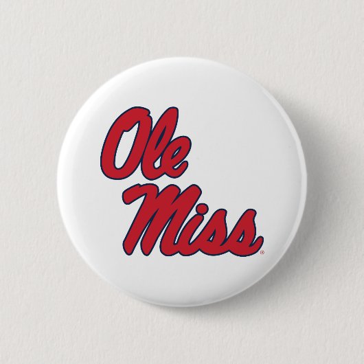 Universität Mississippi | Ole Miss Script 2 Button (Vorderseite)