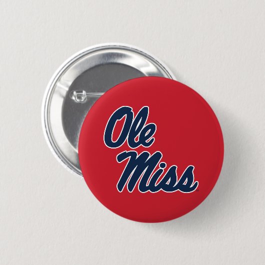Universität Mississippi | Ole Miss Script 4 Button (Vorne & Hinten)