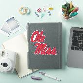 Universität Mississippi | Ole Miss Script Aufkleber (iPad Hülle)